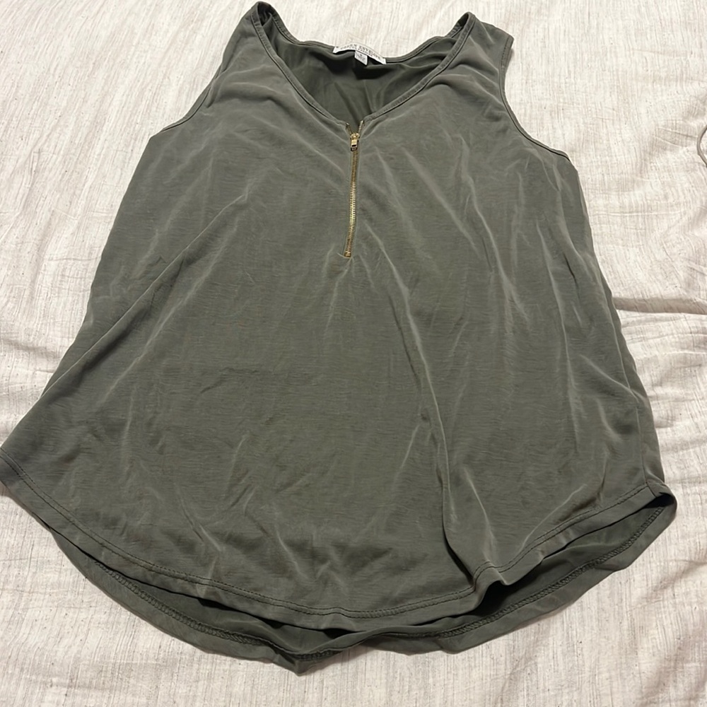 Green tank top